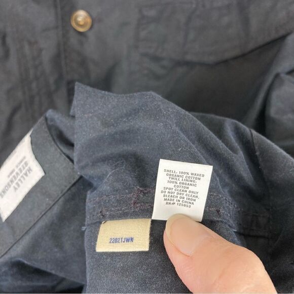 Taylor Stitch The Task Jacket waxed navy chore barn rain jacket mens S-XL - Picture 10 of 10